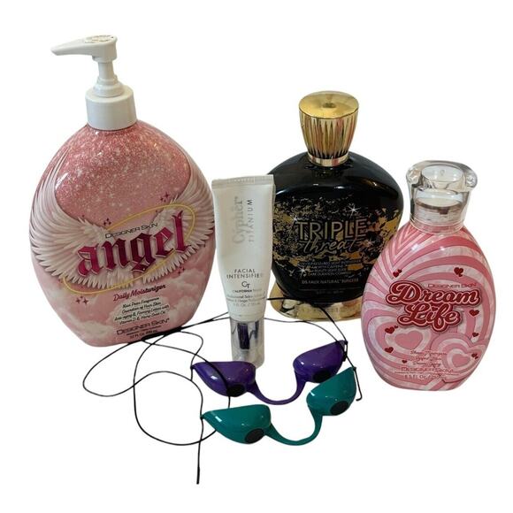 Designer Skin TRIPLE THREAT INTENSIFIER DREAM LIFE ANGEL CÝPHÊR TITANIUM Tanning - Picture 1 of 10
